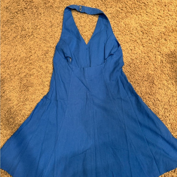 Rolla’s Blue Halter Dress - Picture 2 of 3